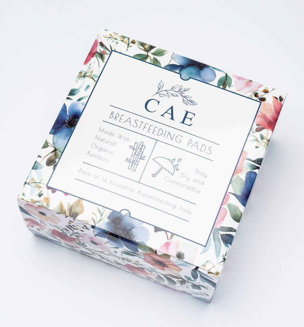 CAE Soft Reusable Bamboo Nursing Pads x 14 Pads - Silverette-apac
