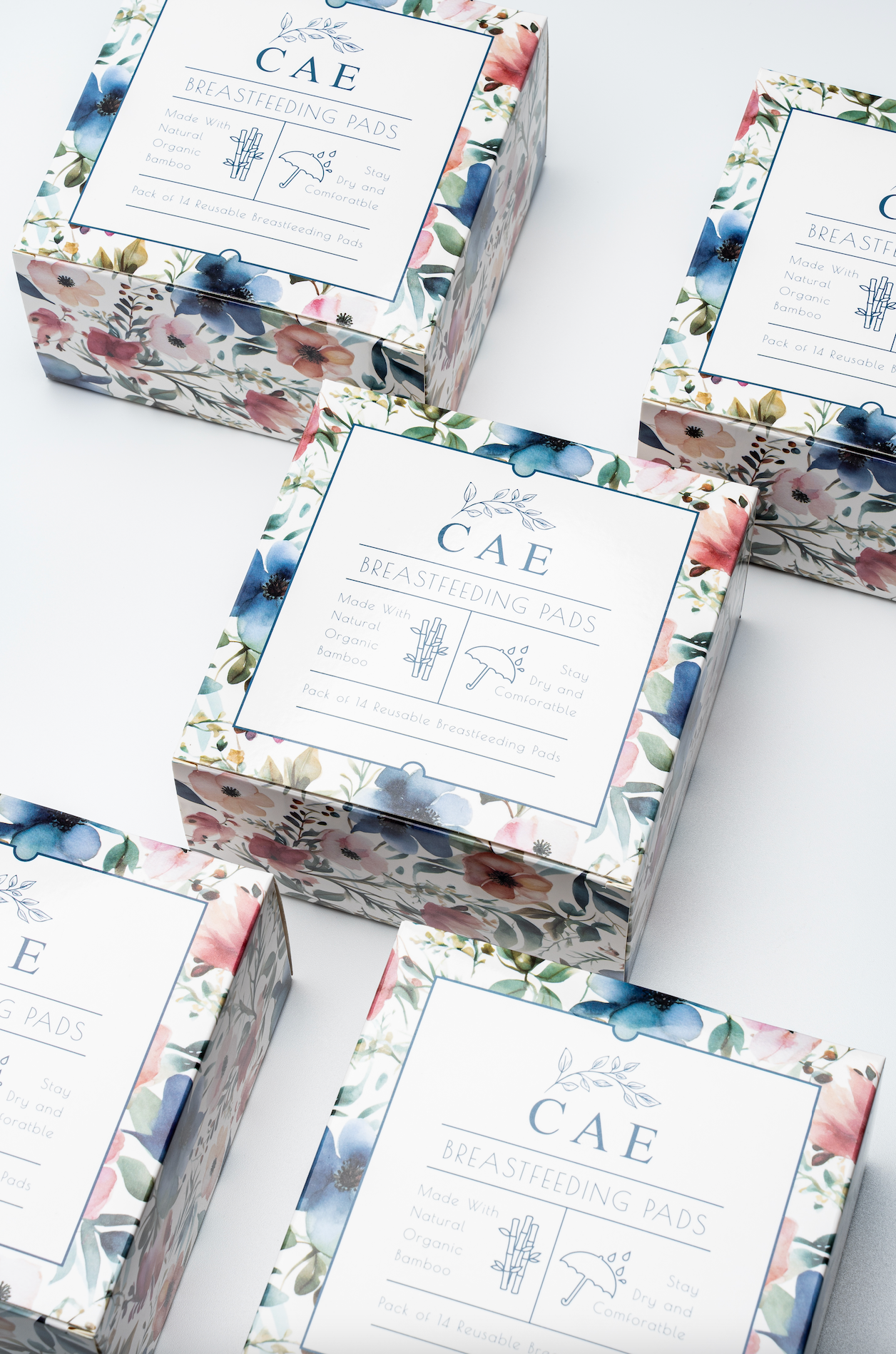 CAE Soft Reusable Bamboo Nursing Pads x 14 Pads - Silverette-apac