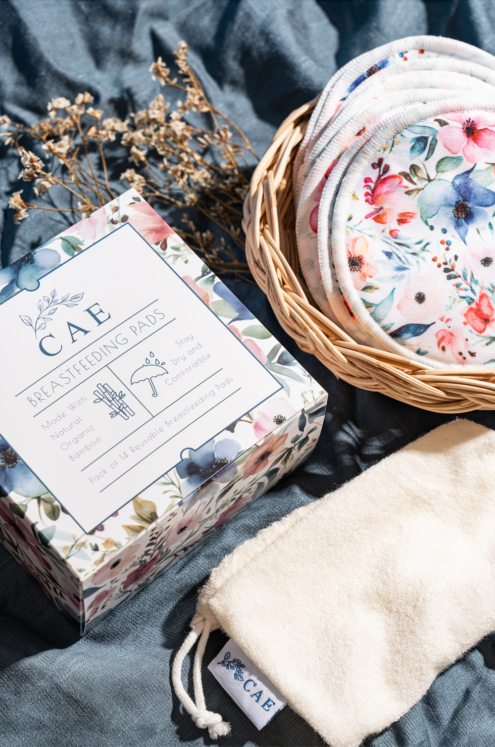 CAE Soft Reusable Bamboo Nursing Pads x 14 Pads - Silverette-apac